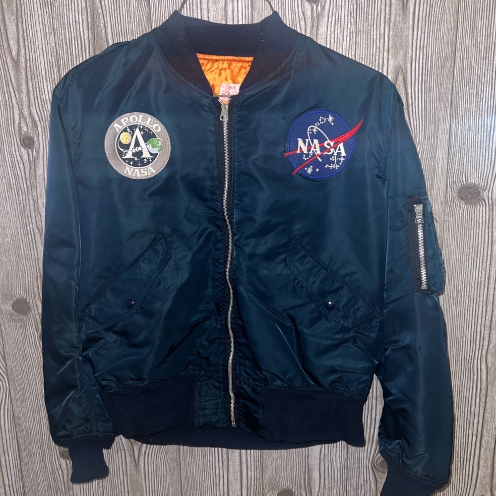 Vintage Apollo NASA Bomber Jacket Men’s Size
